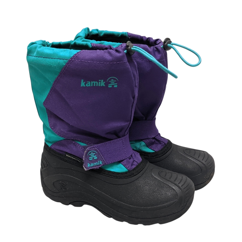 Kamik Girls Insulated Snow Boots Size 2